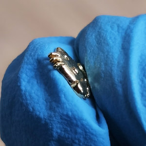 ZZSU Teeth Gems 8K Gold Copper Alloy Kitty Shape Grillz Jewelry Teeth Decoration for Home Use - Product Image 2