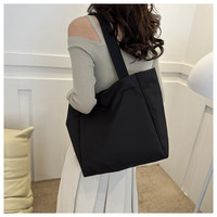 Sac fourre-tout en toile grande capacité avec poignées main/épaule, poche zippée, impression de logo personnalisable, écologique et réutilisable