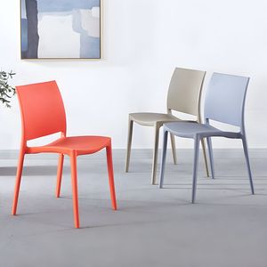 เก้าอี้พลาสติกราคาถูกแบบซ้อนได้ เก้าอี้งานแต่งงานกลางแจ้ง ตัวอย่างฟรี เก้าอี้พลาสติกสำหรับห้องอาหารในร่มและกลางแจ้ง ร้านอาหาร ห้องนั่งเล่น - Product Image 6