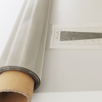 Malla de alambre de acero inoxidable corrugada personalizada de 1.2m x 30m, rollos de 0.15mm x 60 mallas, malla de alambre de acero inoxidable 304 316 para minería