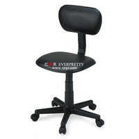 Chaise de laboratoire d'étudiant moderne de haute qualité Chaise en PU robuste avec élévateur à gaz réglable pour bureau et laboratoire de chimie de mobilier scolaire