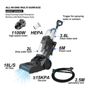 เครื่องทำความสะอาดพรมสำหรับพรมและเบาะเครื่องทำความสะอาดพรมอย่างล้ำลึกพร้อมเครื่องมืออเนกประสงค์ - Product Image 3