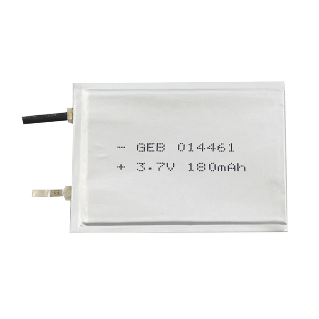 1mm Thickness 180mAh 3.7V ultra Thin Lithium Polymer Battery