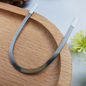 Aros de Sostén de Acero Inoxidable Recubiertos de Nailon a la Moda para Bikini, Accesorios de Lencería, Aros Metálicos Personalizados para Sostén - Product Image 3