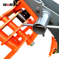 Grappin hydraulique pour chargeuse compacte, grappin polyvalent avec rotation manuelle