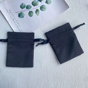 Wholesale Eco-friendly Satin Rope Handle Drawstring <b>Gift</b> <b>Bags</b> for Jewelry Makeup Clothes Shoes Packaging Luxury Pouches - Product Image 6