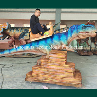 Çocuklar İçin Büyük Animatronik T-Rex Binme Oyuncağı, İnteraktif Eğlence İçin Eğlenceli Dinozor Robot Binme Oyuncağı