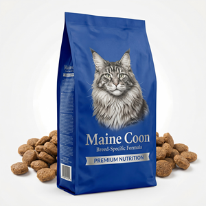 Nourriture sèche pour chats, probiotique, bœuf, poisson, sans céréales, riche en protéines, biologique, lyophilisée, pour chats seniors, gain musculaire, 100% naturel, faible teneur en matières grasses - Product Image 1