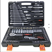 Juego de Herramientas Mecánicas Manuales de 216 Piezas, Kit de Llaves de Alto Torque Portátil, Estuche Rígido, Mantenimiento de Automóviles y Motocicletas, Multifuncional, Plástico GS