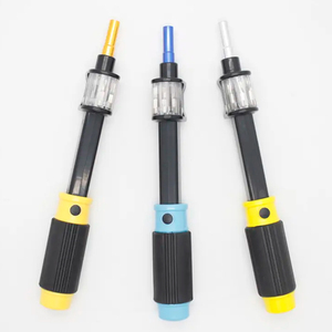 Tournevis combiné 6-en-1, ensemble d'outils de tournevis, tournevis à tête rotative télescopique, poignée ronde - Product Image 1