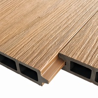 Kit de clôture de jardin en WPC aspect bois, marron, faible entretien, poteaux en aluminium, étanche et résistant au vent, pour projets de clôtures de voies d'accès