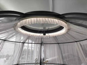 Tente de camping géodésique avec auvent transparent en étoile et cadre en aluminium personnalisé tente dôme transparente pour maison - Product Image 5