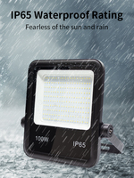 Projecteur LED haute puissance 75000lm 500W 150lm/W IP65 étanche pour éclairage de mât élevé, terrains de football et aéroports, sans scintillement