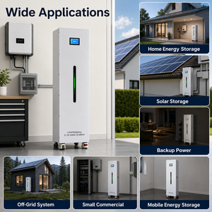 51.2V 400Ah 20kWh Home <b>Energy</b> <b>Storage</b> <b>System</b> LiFePO4 Battery Solar Backup Cloud BMS 6000 Cycles EU Stock Mobile Power Solution - Product Image 6