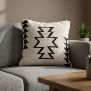 Funda de Almohada Cuadrada de Lujo STAR HOMETEX, Tejida en Algodón Ecológico, con Cierre, Rayas, Hecha a Mano, Lavable y Personalizable - Product Image 5