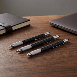 Stylo multifonction 6 en 1, best-seller, en plastique, logo personnalisé, pour cadeau d'affaires - Product Image 3