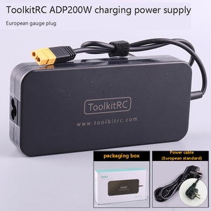 Adaptador de Corriente AC ToolkitRC ADP200 de 200W con Conector XT60, Salida de 19.5V 10.3A, Cargador de Batería LiPo para Aviones RC, Plástico - Product Image 5
