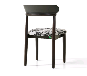 Sedia da Pranzo Moderna X5162 <span class=keywords><strong>in</strong></span> <span class=keywords><strong>Legno</strong></span> Massello, Design Floreale Bianco, Impermeabile ed Ecologica, Arredamento per Sala da Pranzo - Product Image 4