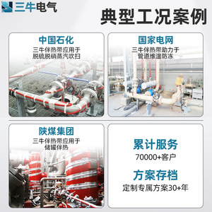 Three Oxen DBR Series Self Regulating Electric Heating Tape Low Temperature Explosion Proof Flame Retardant Corrosion Resistant - Product Image 2