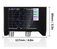Analyseur d'antenne VNA JIUBAI NanoVNA SAA-2N, boîtier PE, écran 4 pouces, analyseur de réseau vectoriel 50 kHz - 3 GHz, HF VHF UHF