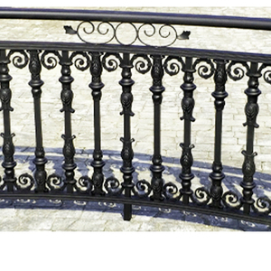 Hiện đại tùy chỉnh nhôm sự riêng tư hàng rào thanh cho biệt thự ngoài trời lan can 3D mô hình dịch vụ có sẵn - Product Image 1