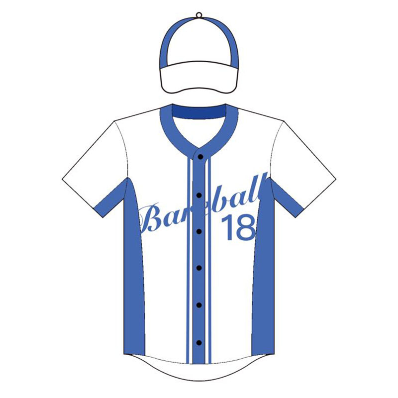 2021 Fashion Blue ml Baseball Jersey Shirts Baseball Uniform Set Jersey