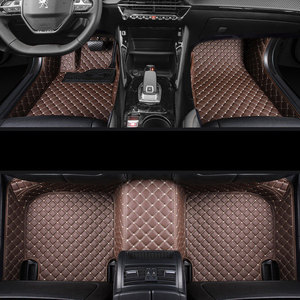 Tappetini Auto in Pelle per <span class=keywords><strong>Peugeot</strong></span> <span class=keywords><strong>2008</strong></span> 2020 2021 2022 2023 2024 2025 Kit Accessori Tappeti Protettivi Componenti per Veicoli - Product Image 2