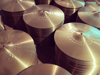 Ensemble de cymbales de tambour en bronze, professionnel fait à la main b20, série de 4 et 5 pièces