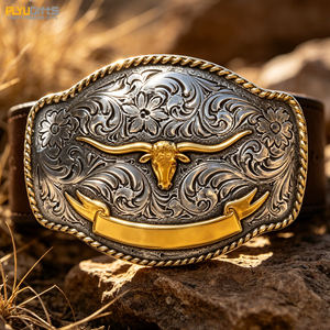 Hebillas de Cinturón de Caballo Estilo Vaquero Occidental Vintage para Hombre, Diseño <span class=keywords><strong>Italiano</strong></span>, Estilos Punk y Hip-Hop - Product Image 1