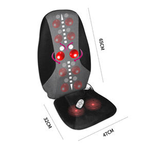 Hot Selling 3D <span class=keywords><strong>Massage</strong></span> kissen mit Kissen verstellbar beheizt Rücken <span class=keywords><strong>massage</strong></span> Sitzkissen Autos itz Stuhl <span class=keywords><strong>Massage</strong></span> gerät - Product Image 6