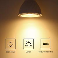 Ampoule LED GU10 5W 3000K-6000K Ampoule LED Spot Light Warm White to White Color Change Spotlight GU10 LED Bulb