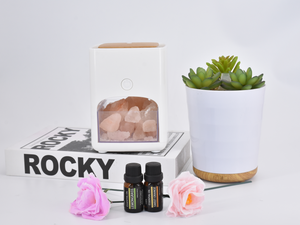 Offre Spéciale lampe au sel de l'Himalaya sculptée à la main lampes en cristal de roche de sel thérapeutique naturel humidificateur diffuseur d'atmosphère - Product Image 4