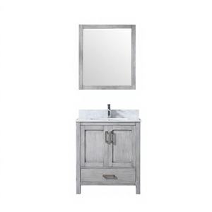 Meuble-lavabo de salle de bain moderne autoportant de 30 pouces, haut de gamme, écologique, avec vasque en céramique, résistant à l'eau, idéal pour hôtels et entrepôts - Product Image 1