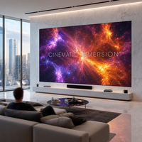 Écran LED intérieur P0.78 8K Micro LED, mur vidéo COB, solution d'affichage pour cinéma, home cinéma et usage commercial