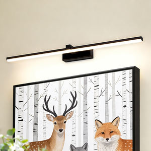 Lampes murales LED noires modernes, éclairage mural pour œuvres d'art, photographie et présentoirs de galeries d'appartements - Product Image 1