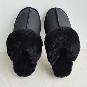 Fashion Factory Price Real <strong>Sheepskin</strong> Fur Anti-Slip EVA Outsole Soft Warm Winter Spring Autumn <strong>Slipper</strong> for <strong>Man</strong> Women Indoor Slide - Product Image 2