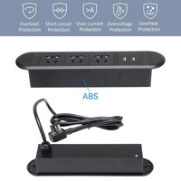 Smart Home Mou table Flush Einbau Schreibtisch Anti-Feuer-Steckdosen leiste China 1,5 m Netz kabel Steckdose