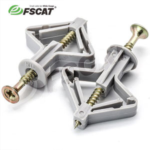 100-Piece Drywall <strong>Anchor</strong> <strong>Kit</strong> Self-Drilling Plastic Nylon Hollow Wall <strong>Anchor</strong> Drywall Plug Screw Butterfly Expansion Tube - Product Image 5