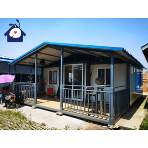 Casa móvil prefabricada de alta calidad, Sala plegable de doble ala, casa contenedor expandible de reciclaje, popular en muchos países - Product Image 1