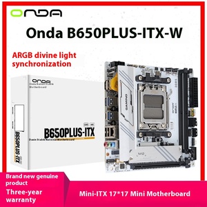 Onda B650PLUS-ITX-W Mini ITX anakart sunucu için AMD7500F 9600XCPU entegre grafik çift bellek kanallarını destekler - Product Image 4