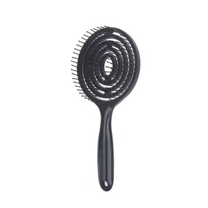 Brosse démêlante moderne et mignonne avec logo personnalisé, fonction de massage du cuir chevelu, en nylon imperméable, pour usage commercial - Product Image 5
