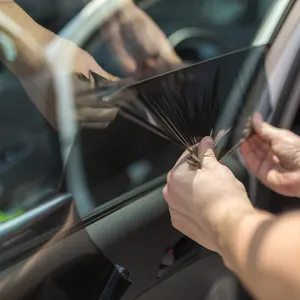 Filme janela matizado carro isolamento térmico Solar Windows Film Car Roller Shade