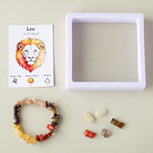 Pulsera de Piedras de Cristal Natural con Signos del Zodíaco, Hecha a Mano, con Cuentas de Cristal Curativas, Brazalete de Astrología y Horóscopo, Regalo de Joyería - Product Image 4