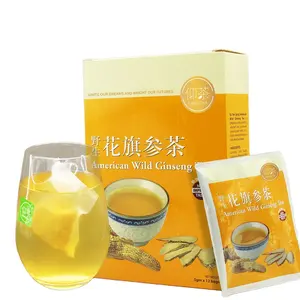 Factory Outlet Jingxin Qingre Kemasan Tas Kuning Teh Ginseng Amerika