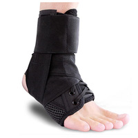 Orthèse de cheville professionnelle à lacets, respirante, pour le sport (basketball, football), offrant une stabilité et une compression élevées