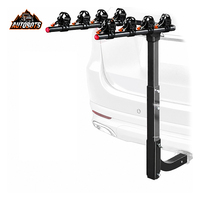 Porte-vélos pliable AUTOBOTS OEM ODM sur mesure pour 4 vélos, à fixer sur attelage de 2 pouces pour SUV, camion, camping-car, minivan, avec sangles