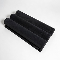 Présentoir à bijoux TaiYi, support de présentation ODM classique à 3 niveaux démontable en velours noir pour bracelets, montres et joncs