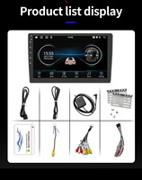 Autoradio universel Android 9 pouces BQCC avec CarPlay et Android Auto sans fil, GPS 2DIN, FM RDS, Bluetooth 5.1, lecteur vidéo de voiture, prise en charge des applications