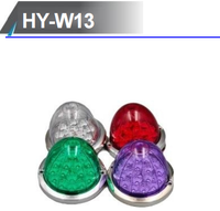 Nouvelles feux de position latéraux LED en forme de pastèque 12V pour camions, feux de gabarit et de stationnement rouges, ambre, verts, bleus pour voitures/remorques/bus