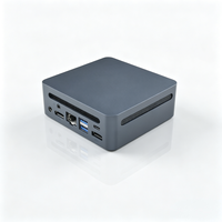 Intel Core I5 Mini PC Quad Core DDR4 SSD Dual Metal Case 15W Daya Rendah Windows 11 Pro Komputer Desktop Bisnis